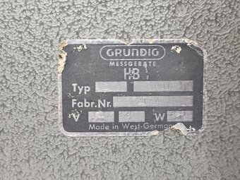 4-250MHz 》Wobbelsender Grundig model 6016 》lampový Vobler - 9