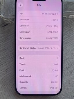 Iphone 16Pro 256 - 9