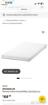 Postieľky s príslušenstvom v hodnote 261 eur - 9