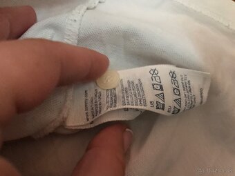 TOMMY HILFIGER originál white pánske polotricko L/XL - 9