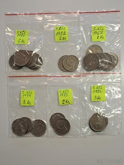 Mince 50 hal,1,2,5, kčs - 9