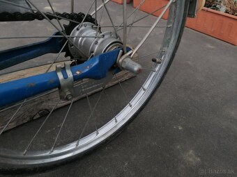 Predám starý detský bicykel Favorit - 9