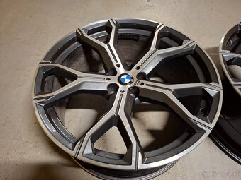 Originál sada 21" BMW G05, X5, X6 style 741M - 9