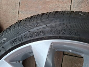 Predám hlinikové disky-org.-Mazda 3--R18 - 9