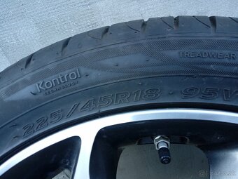 KIA optima,carens 18"225/45 R18 letná sada - 9
