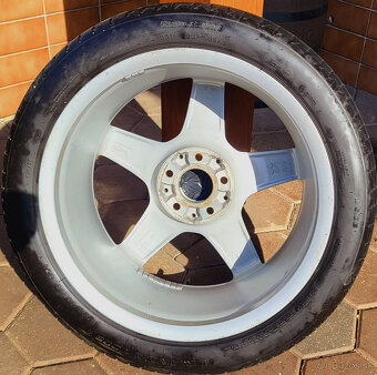 alu R18 5x112 orig. AMG, Mercedes, dvojrozmer (+ letné pneu) - 9