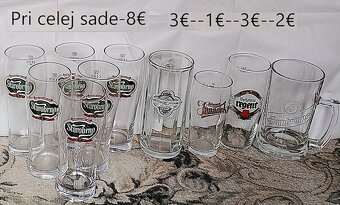 Pivové poháre. - 9