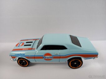 HOT WHEELS - ´68 CHEVY NOVA -GULF - POZRI DETAILNÉ FOTO - 9