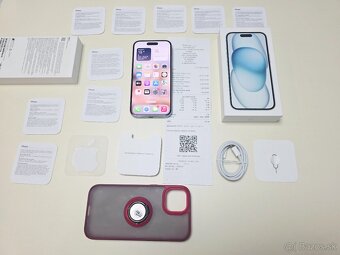 APPLE IPHONE 15 128GB BLUE,TOP STAV,ZÁRUKA - 9