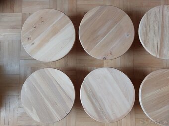 Drevený podnos na tortu, koláče, chlebíčky - 9