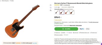 Elektrická gitara Telecaster - 9