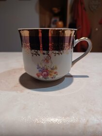 Porcelánová sada 6ks šálky a podšálky. - 9