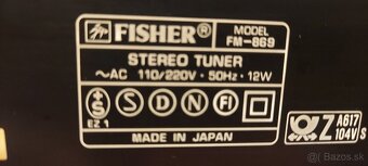 Predám vintage zosilovač Fisher CA-874 - 9
