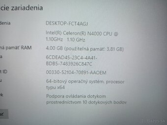 predám dotykový notebook - tablet Lenovo ideapad D330 - 9