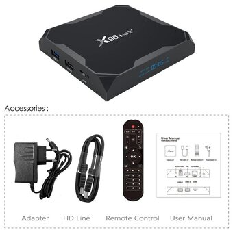 Predám TV BOX X96 MAX+ - 9