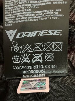 Dainese Saetta D-Dry White/Lava Red/Black 52 Textilná bunda - 9