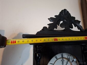 Predám funkčné nástenné hodiny Altdeutsche z konca 19 storoč - 9