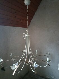 Nové malované, sklenene lustre - 9