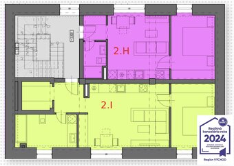 2 izbový byt v Rezidencií Gabriele v Moldave nad Bodvou - 9