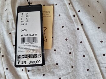 nové hnedé kožené sako Comma v. 38 - 9