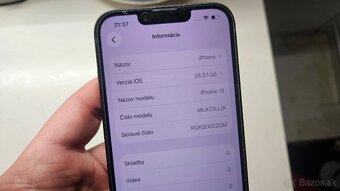 Apple iPhone 13 tmavý 128GB - aj vymením - 9