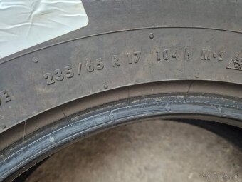 235/65 r17 zimné 4 ks CONTINENTAL dezén 7,8 - 6,6 mm DOT2020 - 9
