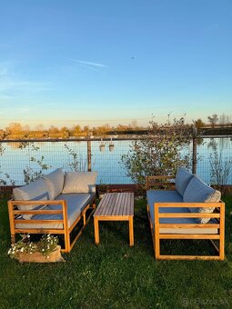 Variabilná drevená sedačka Evissa - 9