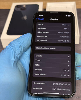 Apple iPhone 13 Mini 128 GB Blue / nová batéria - 9