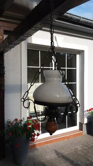 Vysiaca lampa malovana - 9