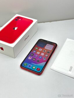 iPhone 11 RED 128GB TOP STAV NOVÁ BATÉRIA 100% - 9