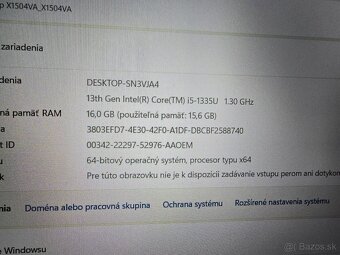 Asus Vivobook 15 plnefunkcny so 16gb ram 512gb ssd diskom a - 9