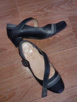 Kožené kvalitné topánky 37 partizanske - 9