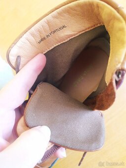 Hnedé kožené členkové topánky Anna Field, veľkosť 38 - 9