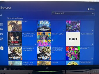 Playstation 4 Slim 1 TB + Controller + 50 hier + nabíjačka - 9