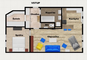 Na prenájom 2 izbový byt, Bratislava, Staré Mesto, Šancova - 9