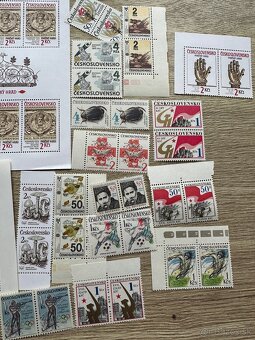 Známky ČSSR aršíky bloky páry c.12 - 9