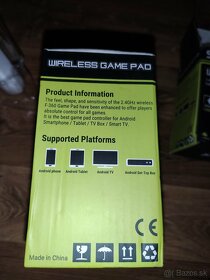 NOVY bezdrotovy gamepad - 9