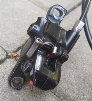 Hydraulicke brzdy Shimano & Mechanicka brzda J.A.K - 9
