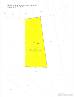 Danišovce – Stavebný pozemok na predaj 800 m² - 9