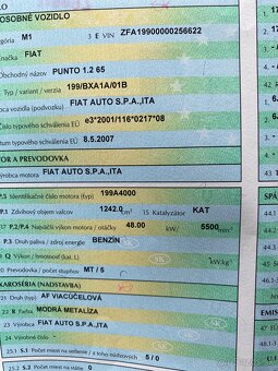 Fiat Punto 1.2i 48kW benzín - 9