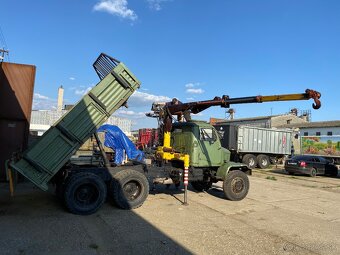 Praga V3s sklápěč s hydraulickou rukou 3001 - 9