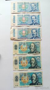 Ceskoslovenské bankovky s kolkom, slovenske bankovky - 9