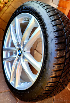 alu R18 5x112, senzory, zimné pneu 225/45, NOVÉ, BMW 3 - 9