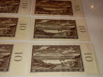 BANKOVKY 10 KČS 1960, RŮZNÉ SÉRIE, PĚKNÉ STAVY - 9