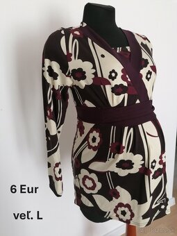 Tehotenské tričká a blúzky Nové - 9
