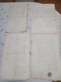Staré 1868 ručne písané dokumenty - 9