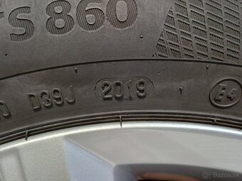 Zimná sada kolies originál VW UP, 4x100 R15 - 9