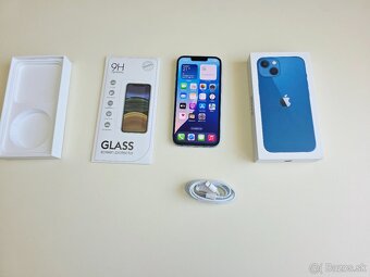 APPLE IPHONE 13 128GB BLUE ,BATERKA 100% - 9