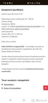 JBL arena 170 - reproduktory stĺpové - 9