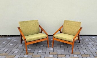 Retro designová kresla 2ks - 9